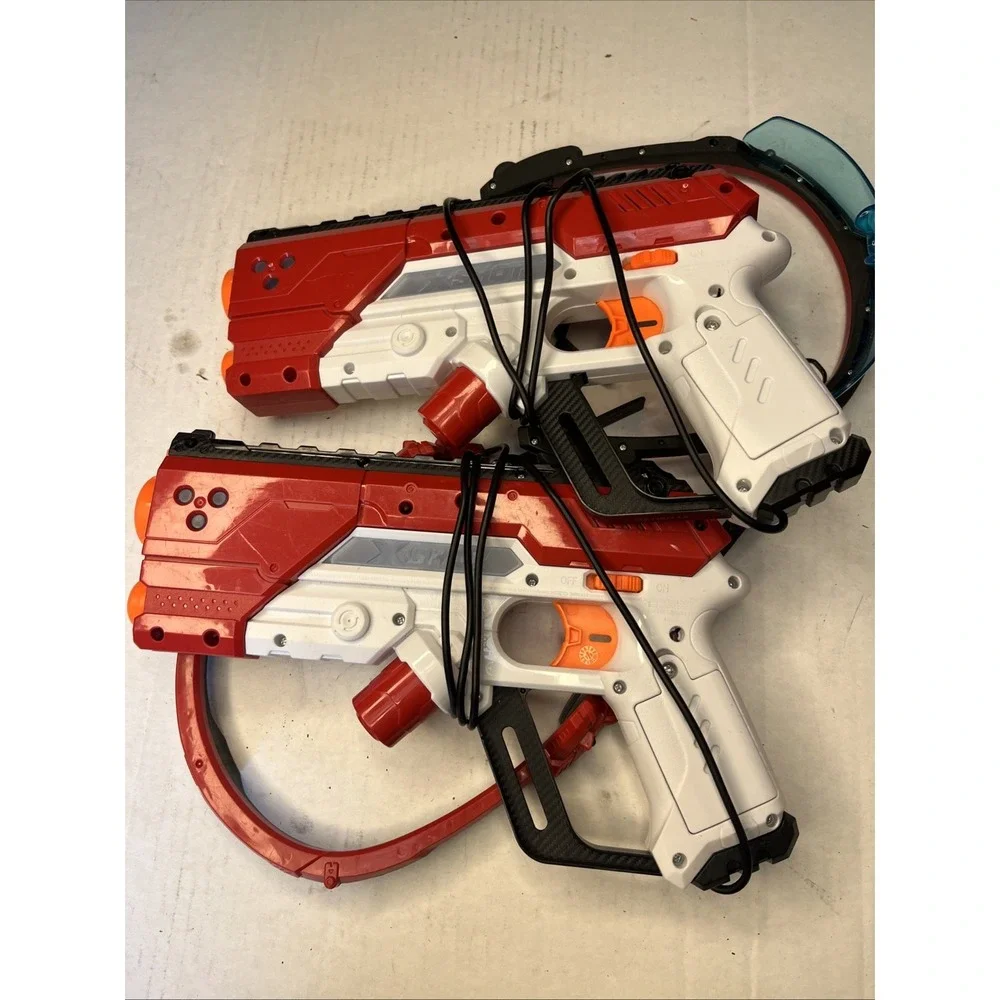 Laser360 Xshot with Sensor Headsets Age 8+ Ultimate Laser Tag Game TESTED WORKS